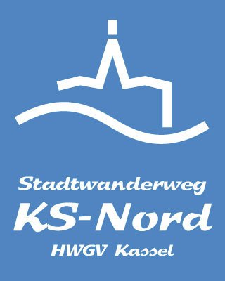 Wegzeichen Stadtwanderweg KS-Nord
