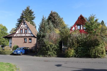Häuser der Gartenstadt Eichwald in der Ziegenhagener Straße