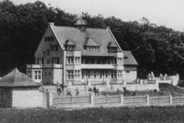 Das großzügige Landhaus bezog Freiherr von Strombeck 1911 als Alterssitz (Aufnahme  1912)