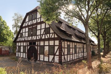 Die 1464 erbaute Zehntscheune in Waldau ist eines der ältesten Gebäude Kassels.